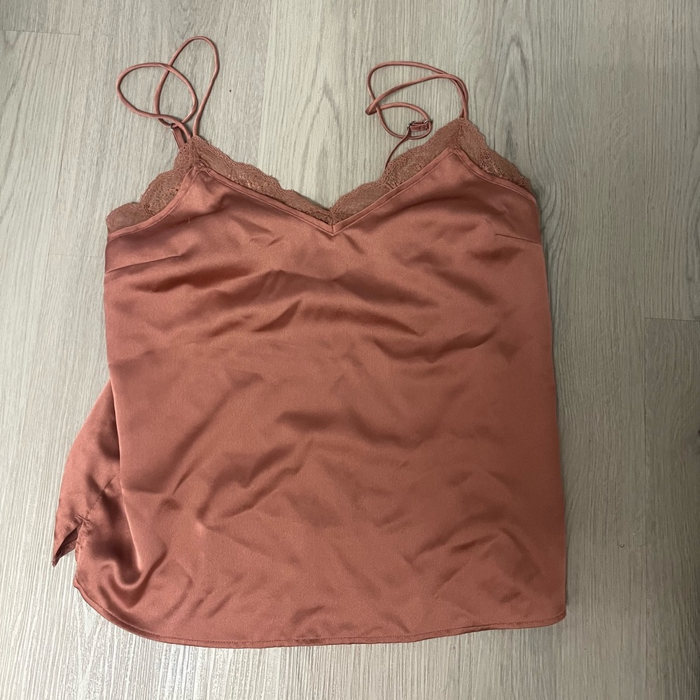 Abercrombie & Fitch Terracotta Lace Cami